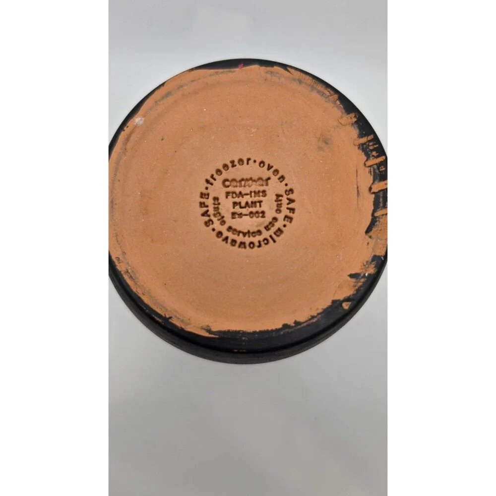 Lot of 2 Nounos Yogurt Cermer Terracotta Pots Oven Microwave Safe Ceramic Crocks